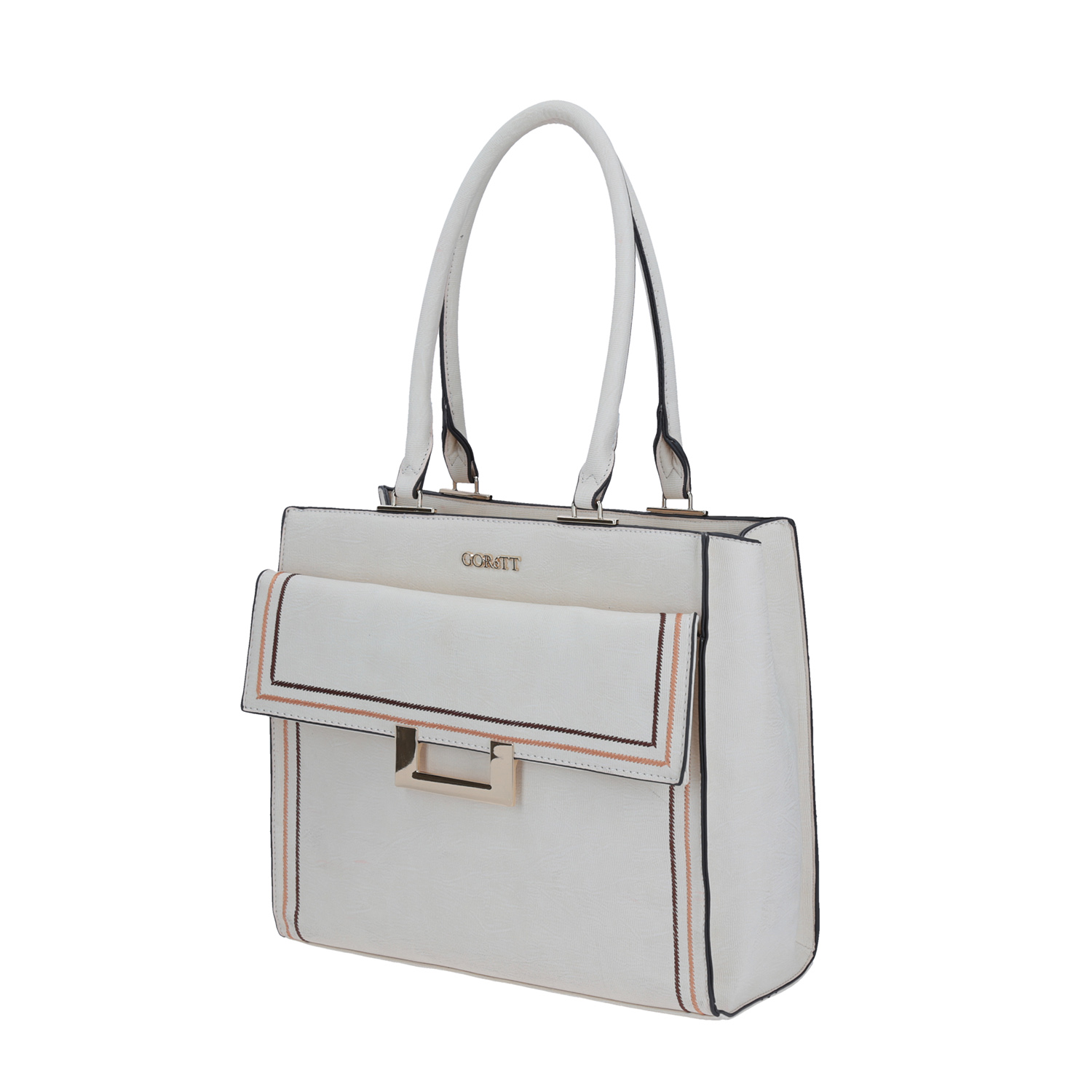 Bolsa Grande para Dama Gorétt Beige - Tote Casual Trabajo 2