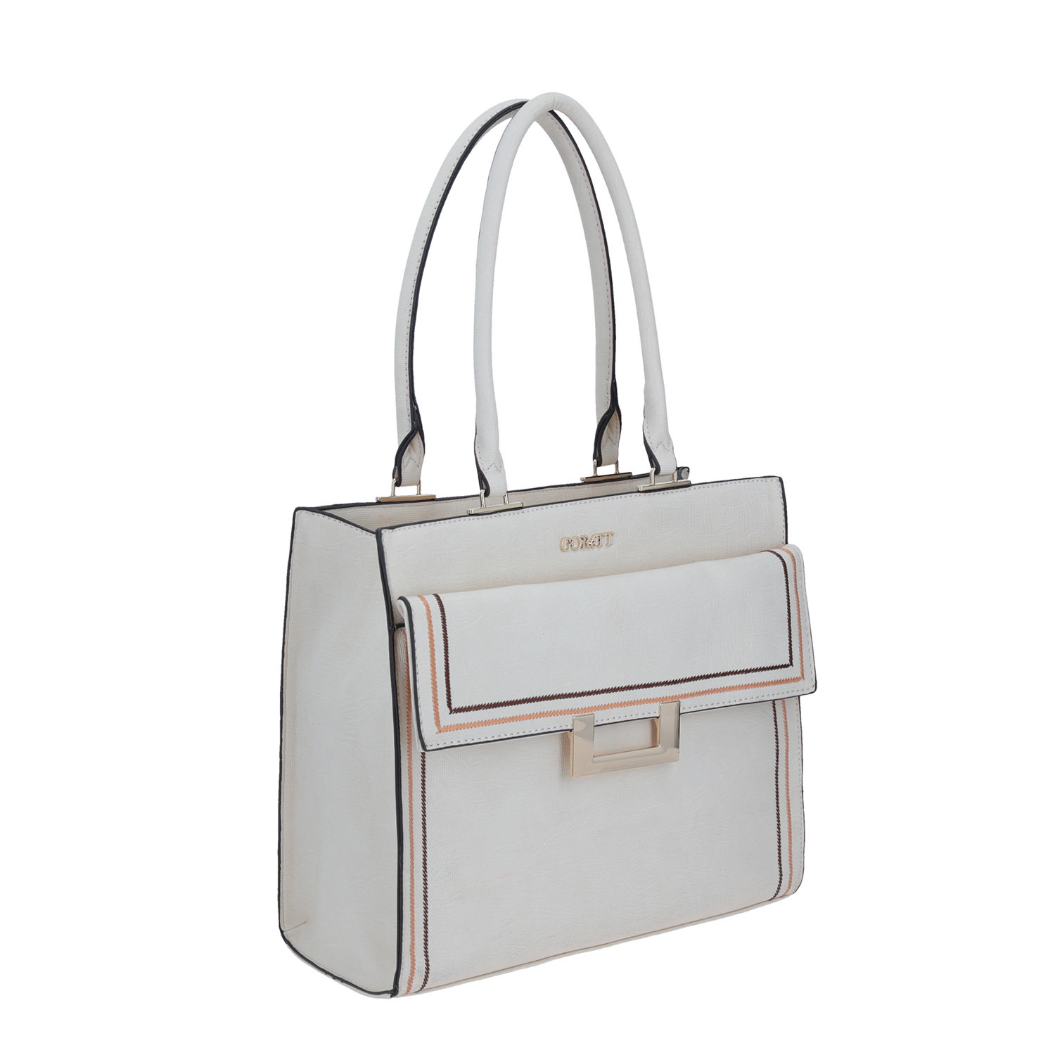 Bolsa Grande para Dama Gorétt Beige - Tote Casual Trabajo 4
