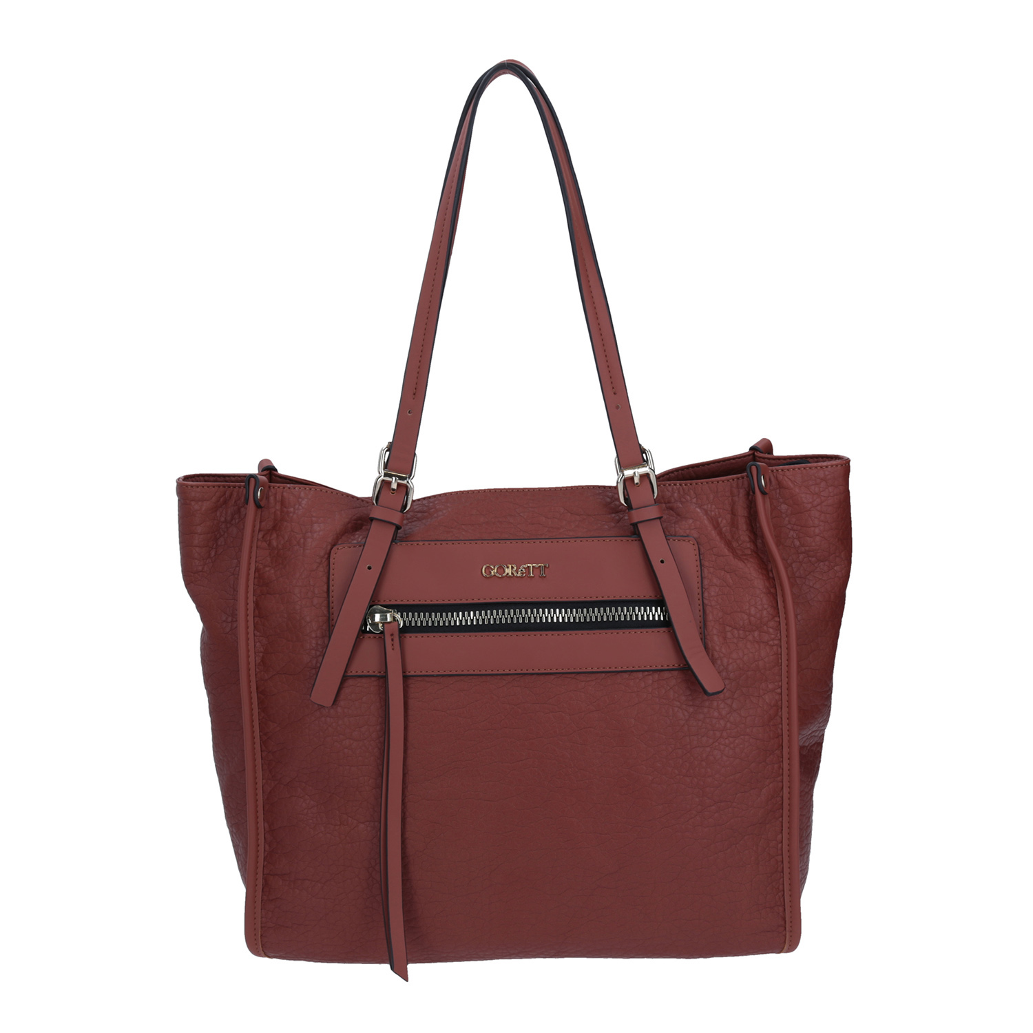 Bolsa Grande Gorétt Café para Dama - Tote Casual Elegante