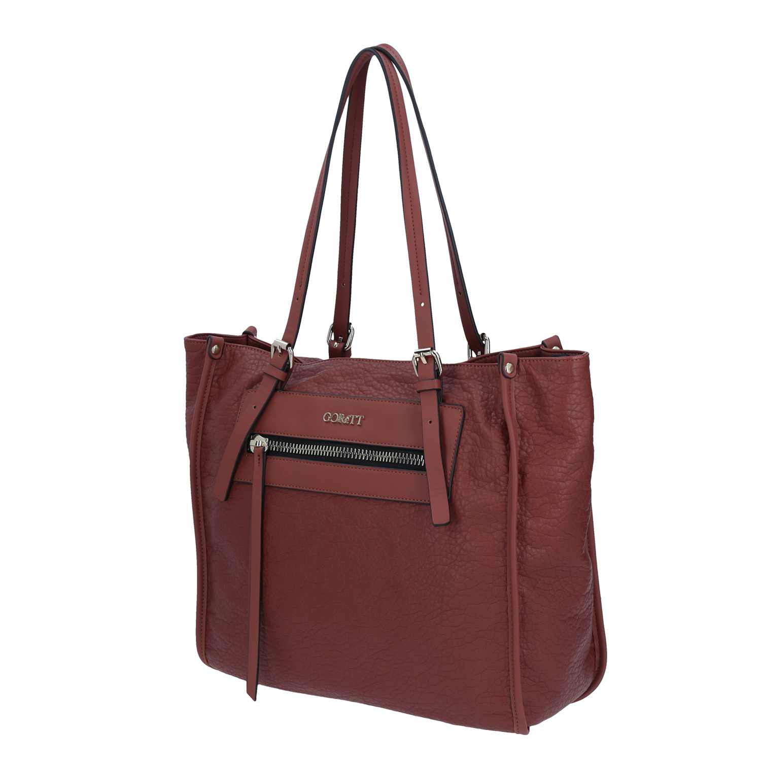 Bolsa Grande Gorétt Café para Dama - Tote Casual Elegante 2