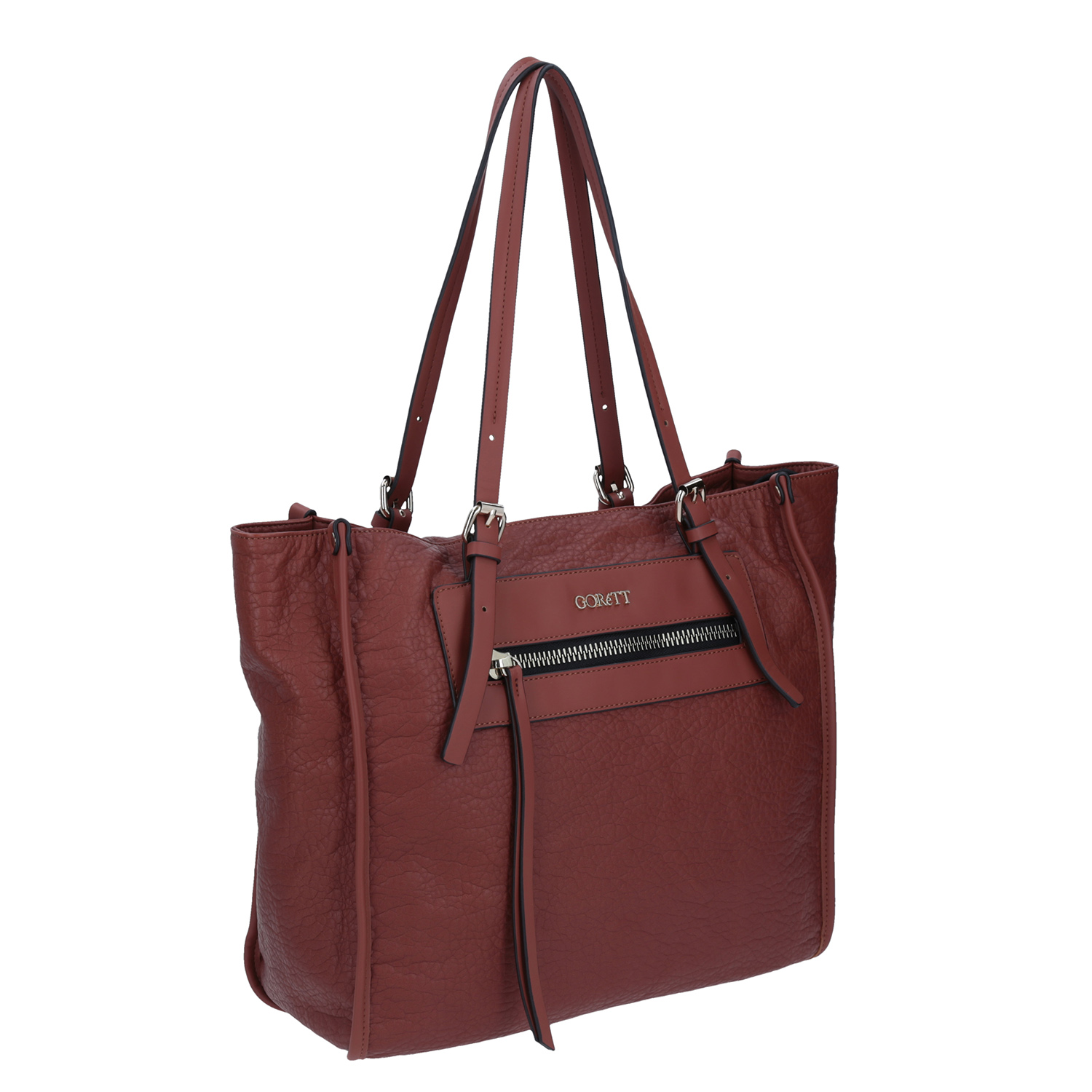 Bolsa Grande Gorétt Café para Dama - Tote Casual Elegante 4