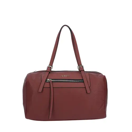 Bolsa de mano Gorétt café simil piel para mujer | Chenson
