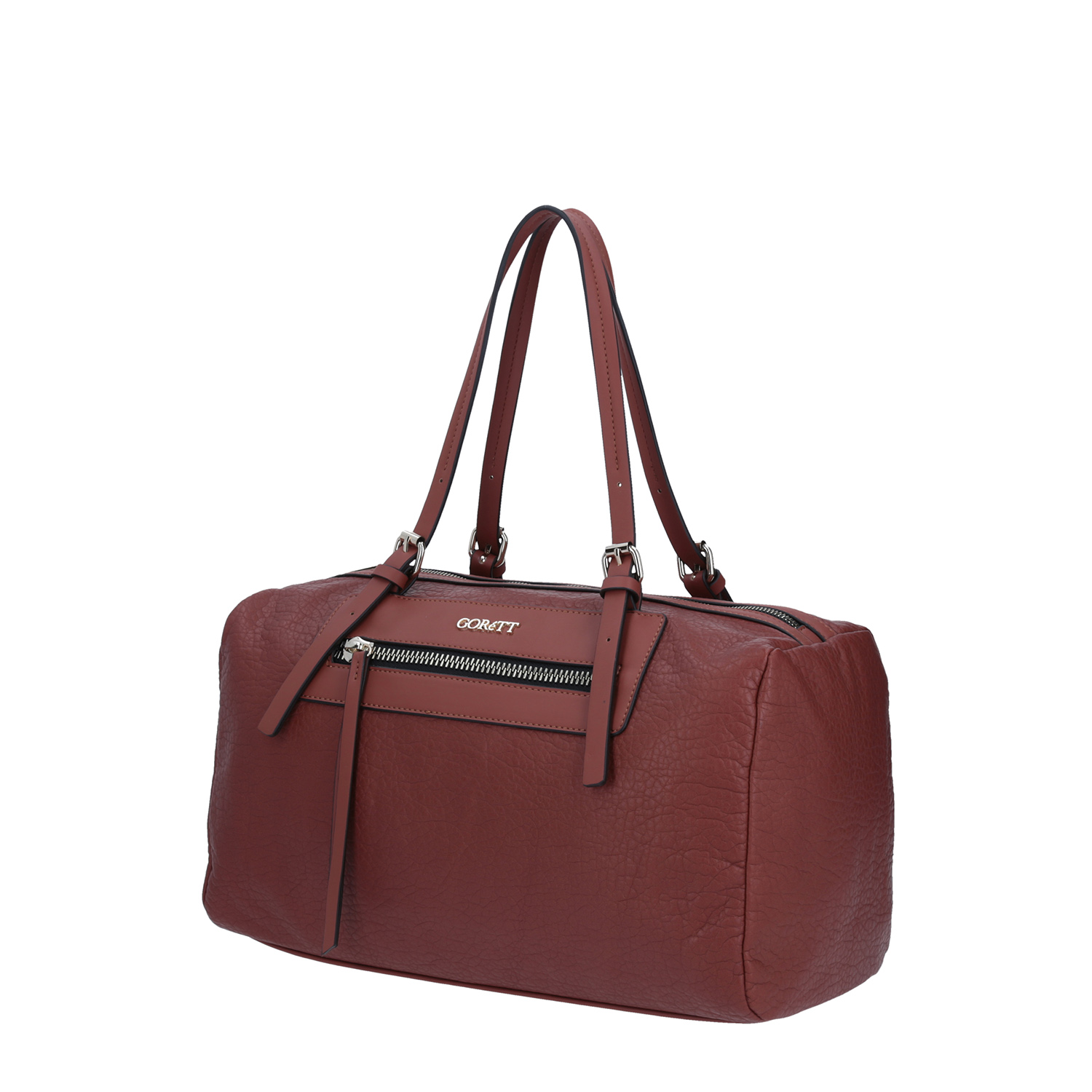 Bolsa de mano Gorétt café simil piel para mujer | Chenson 2