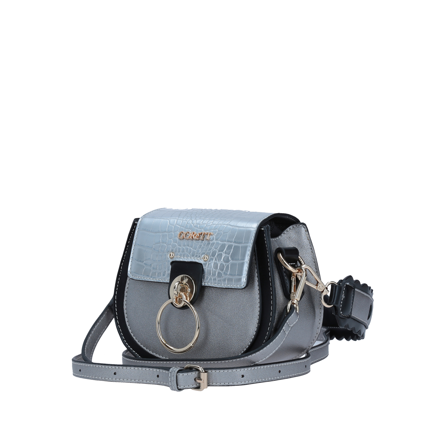 Bolsa de Lado Plateada Gorétt by Chenson - Bandolera Casual para Dama 2