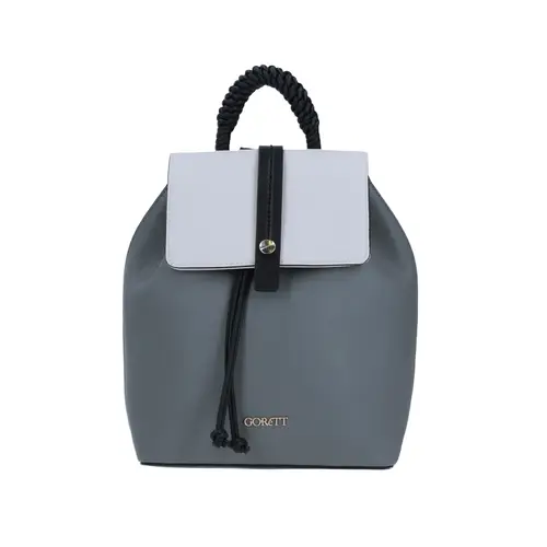 Mochila para mujer Gorétt beige estilo casual con bolsillos