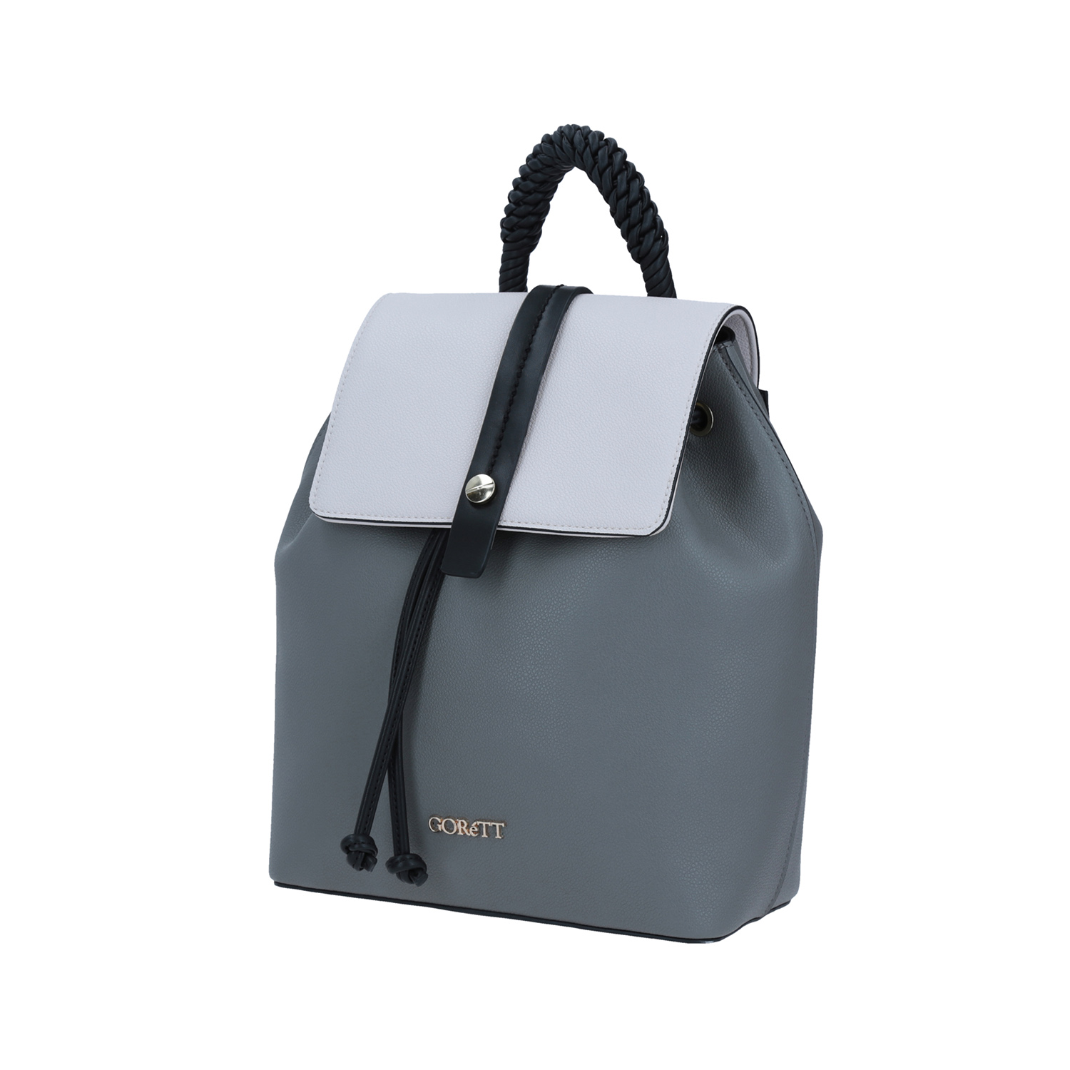 Mochila para mujer Gorétt beige estilo casual con bolsillos 2