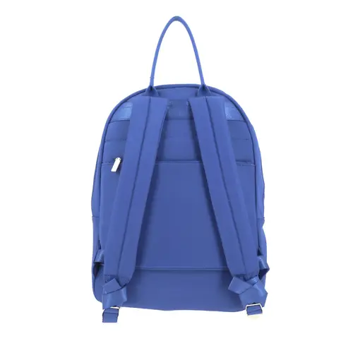 Mochila para mujer Gorétt by Chenson azul con porta laptop y compartimentos - vista 2