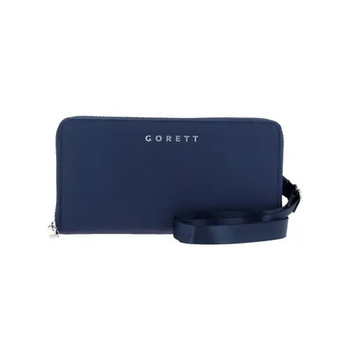 Bolsa bandolera para dama Gorétt by Chenson azul con monedero y porta documentos