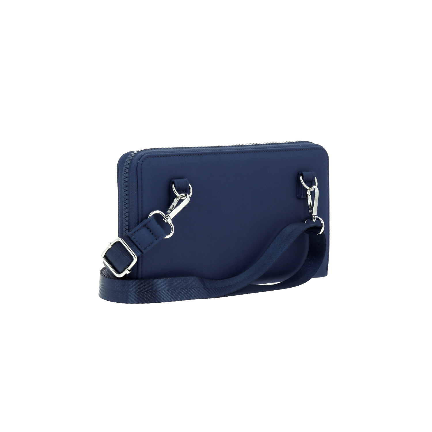 Bolsa bandolera para dama Gorétt by Chenson azul con monedero y porta documentos 3