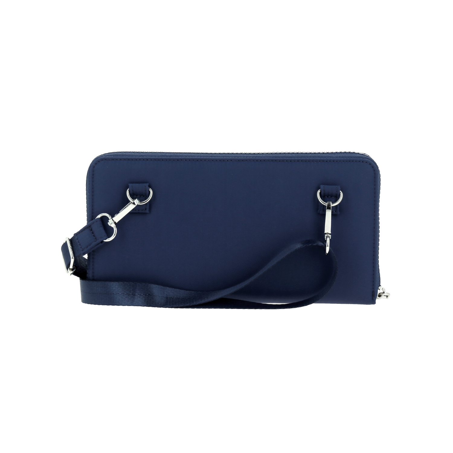 Bolsa bandolera para dama Gorétt by Chenson azul con monedero y porta documentos 4