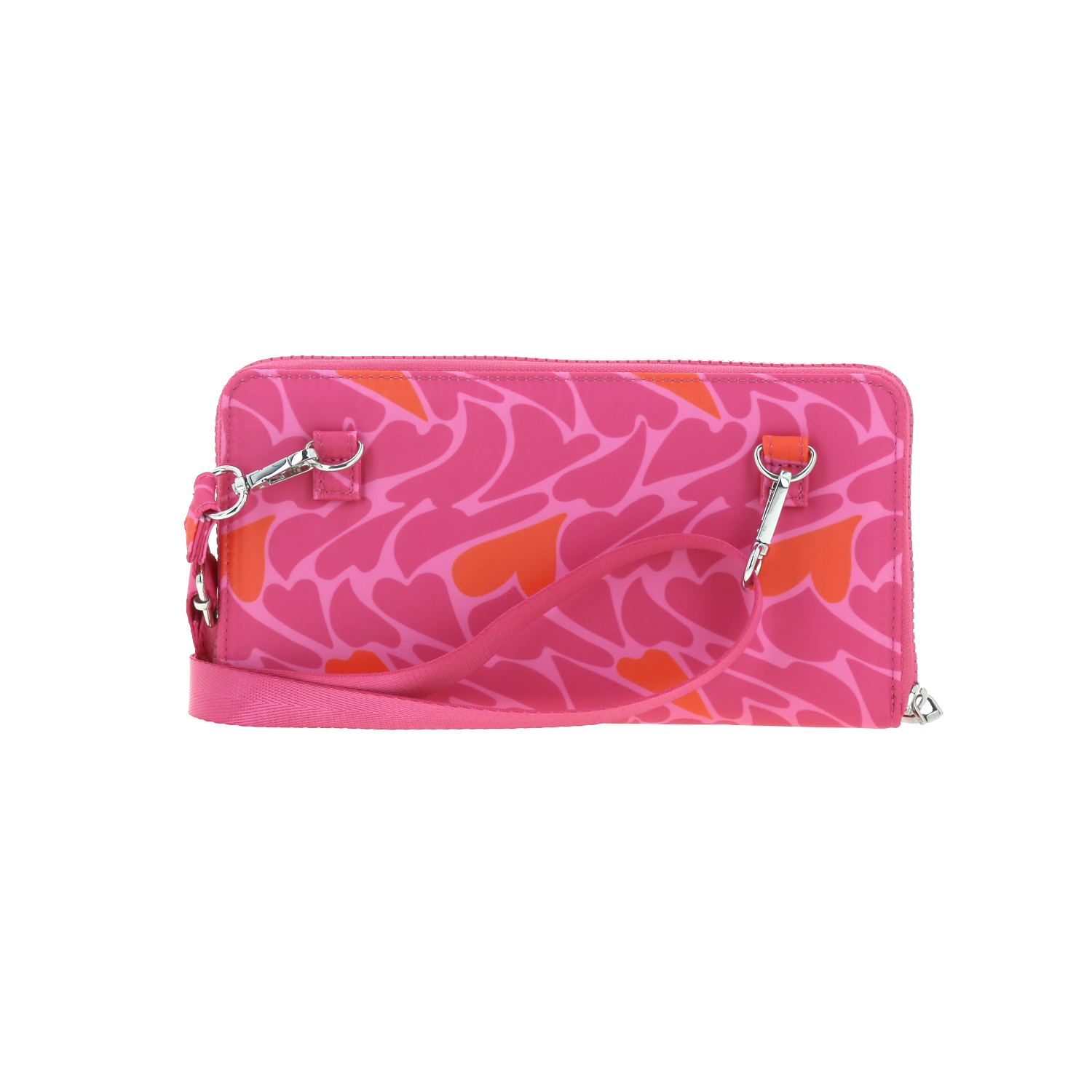 Bolsa de lado para dama Gorétt by Chenson rosa con monedero y porta documentos 4