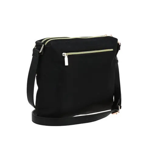 Bolsa de Lado para Dama Gorétt by Chenson Negro con doble compartimento 3