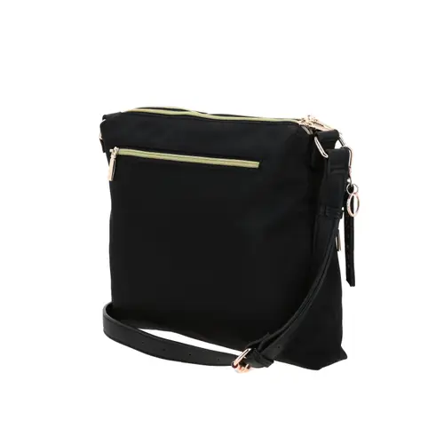 Bolsa de Lado para Dama Gorétt by Chenson Negro con doble compartimento 5
