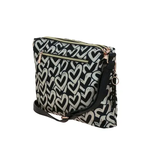Bolsa de lado para dama Gorétt by Chenson multicolor con doble compartimento 5
