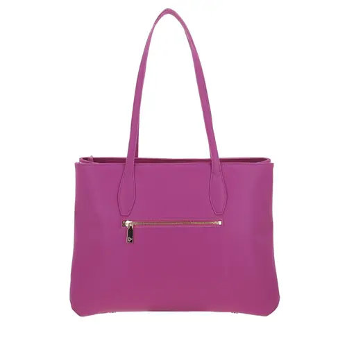 Bolsa grande para dama Gorétt by Chenson fucsia con doble compartimento 4