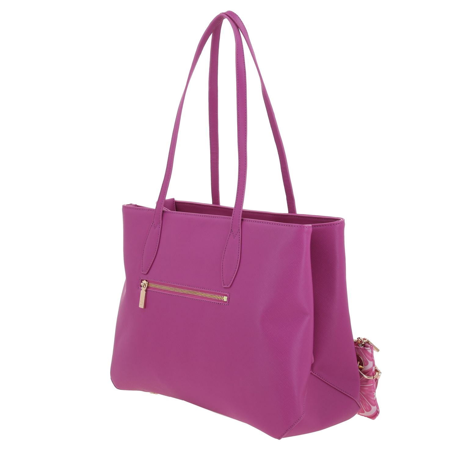 Bolsa grande para dama Gorétt by Chenson fucsia con doble compartimento 5