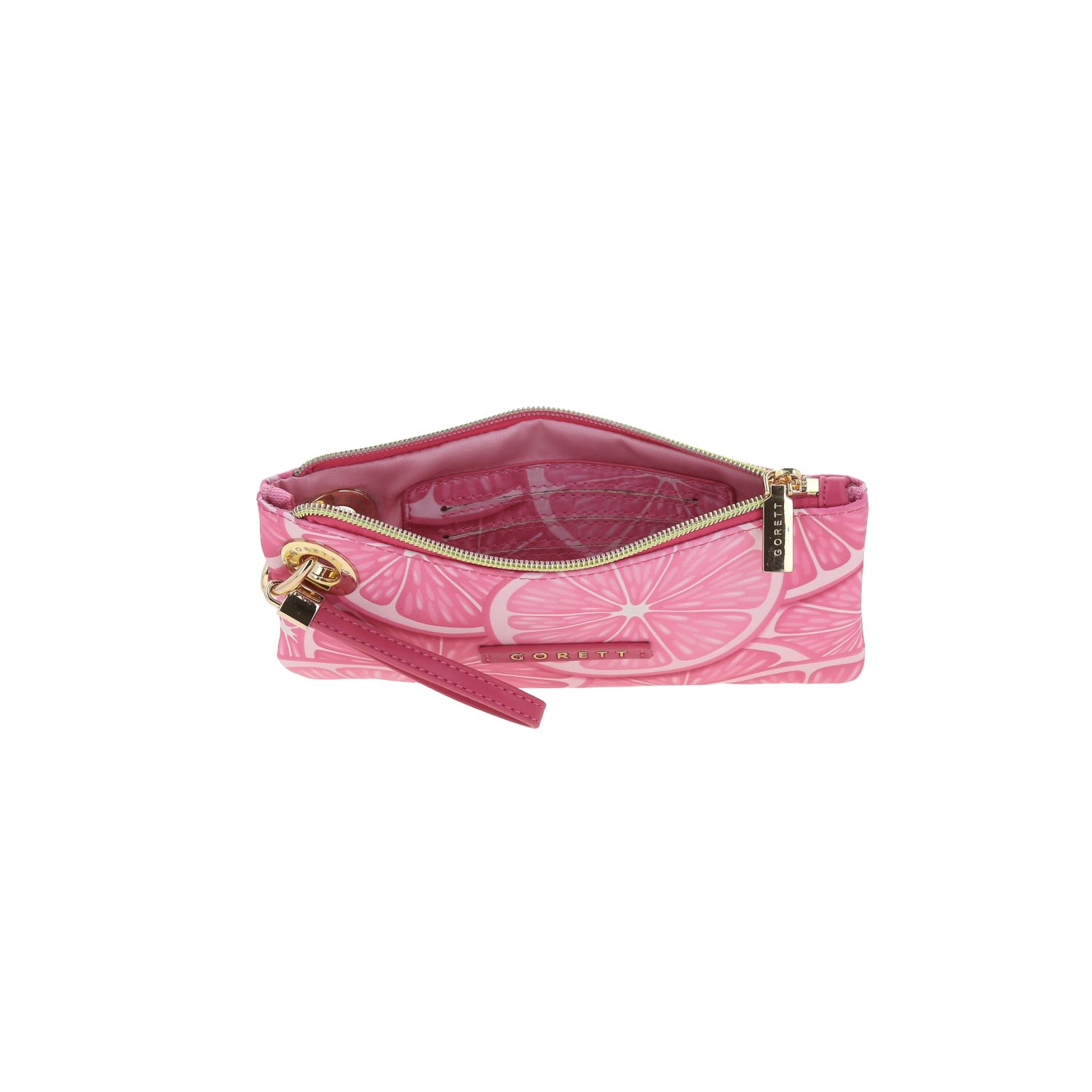 Bolsa grande para dama Gorétt by Chenson fucsia con doble compartimento - vista 2