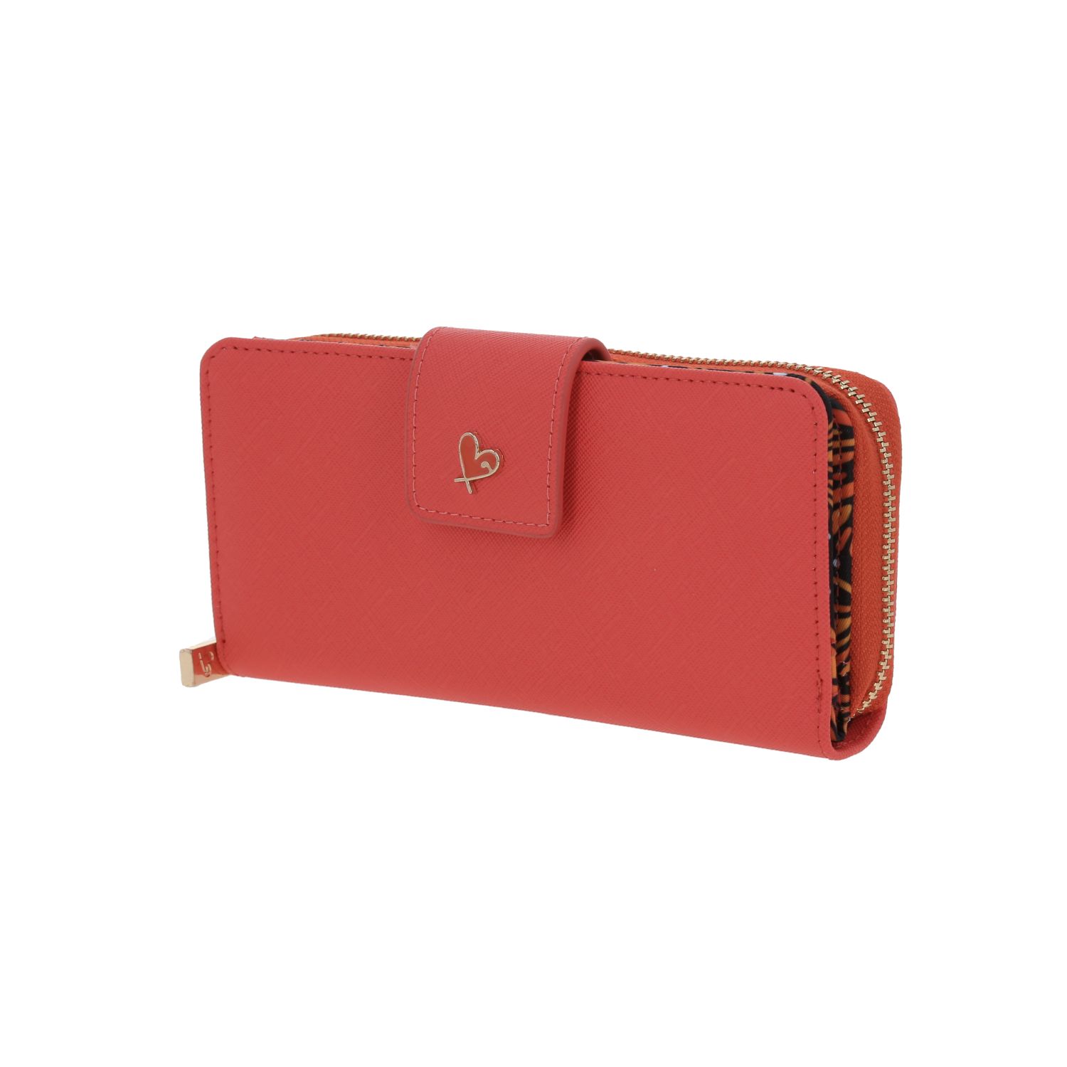 Cartera para dama Gorétt by Chenson en Naranja con diseño funcional 2
