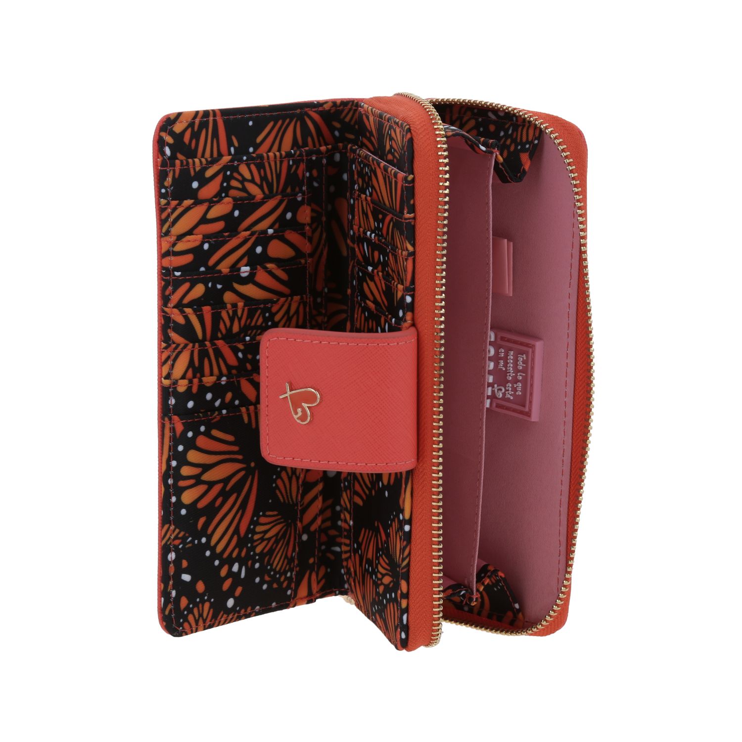 Cartera para dama Gorétt by Chenson en Naranja con diseño funcional - vista 2