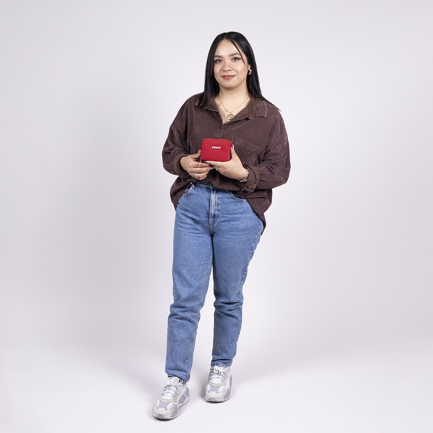 Cartera Gorétt Roja para Mujer - Billetera con Tarjetero - vista 2