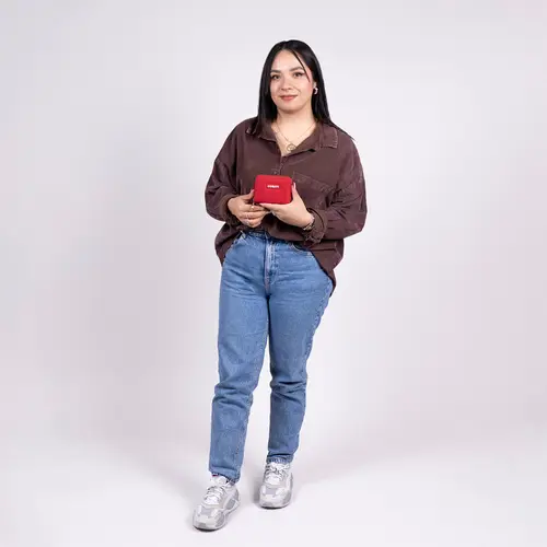Cartera Gorétt Roja para Mujer - Billetera con Tarjetero - vista 2