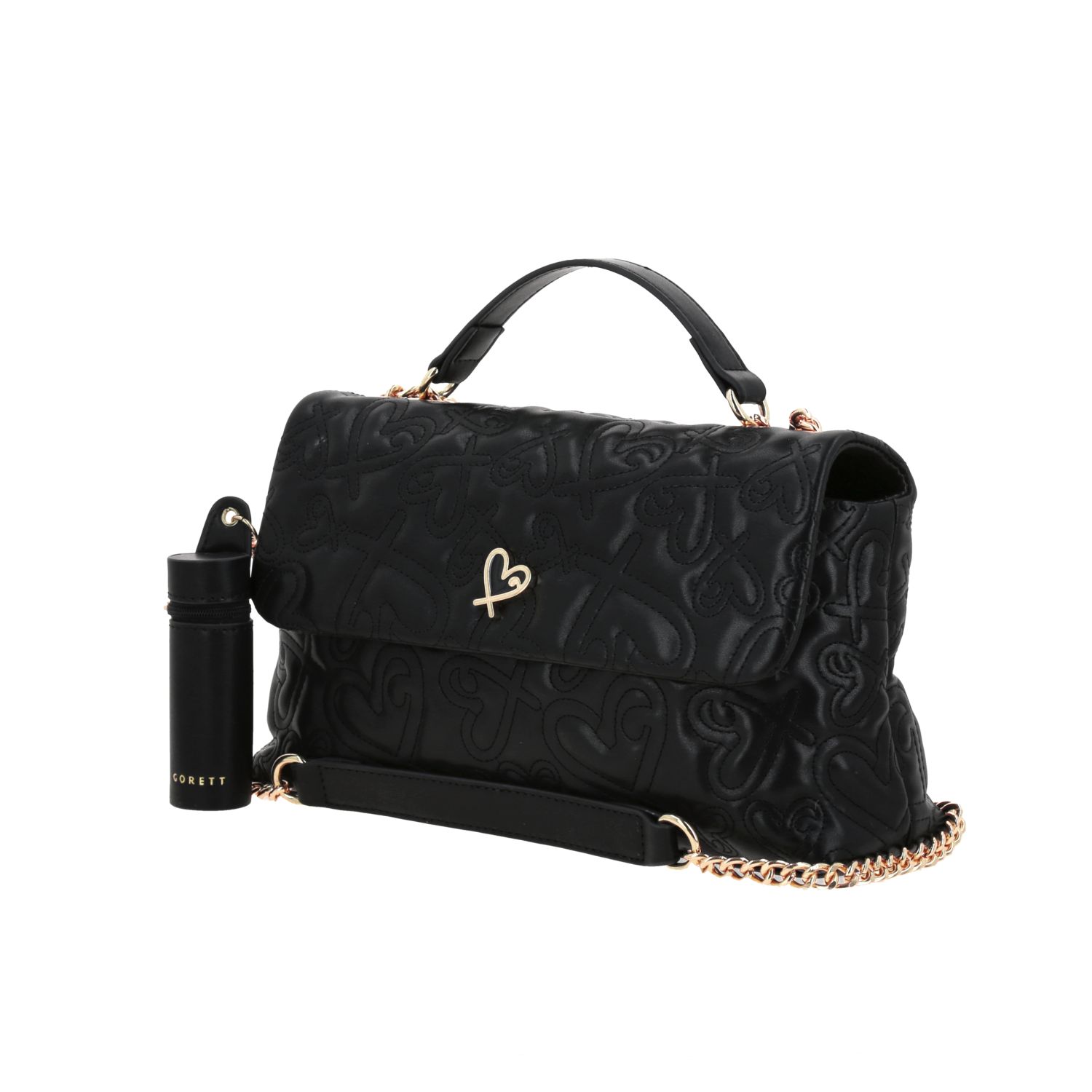 Bolsa de Lado para Dama Gorétt by Chenson Negro con Asas Ajustables 2
