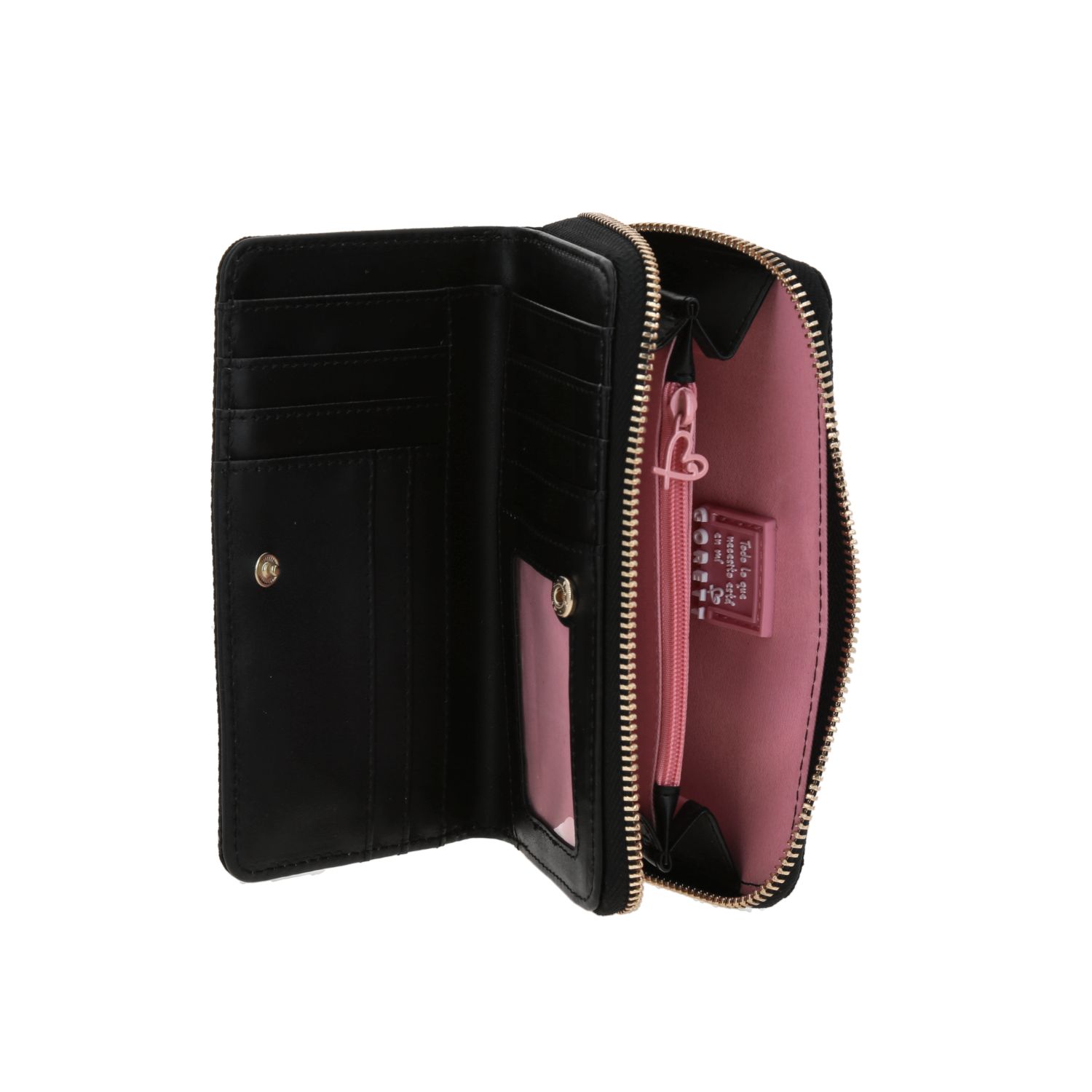 Cartera Gorétt Negro para Mujer - Billetera con Tarjetero - vista 2