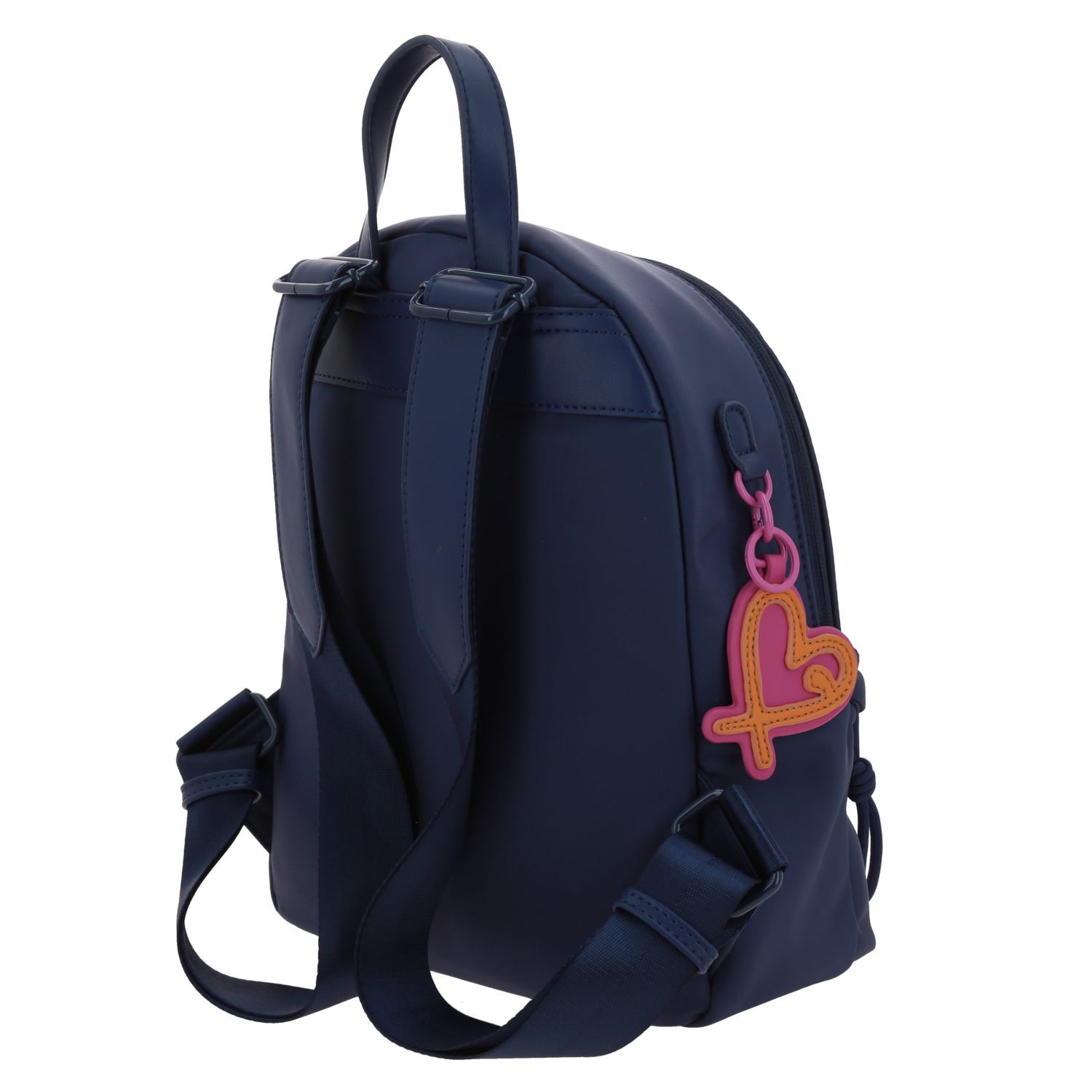 Mochila casual para dama Gorétt by Chenson color azul con estilo moderno 5