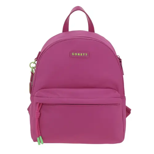 Mochila casual para dama Gorétt by Chenson rosa con diseño funcional 1