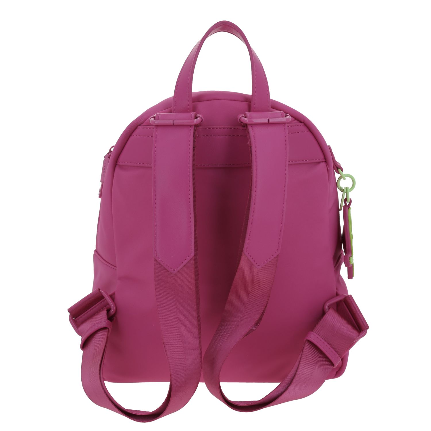Mochila casual para dama Gorétt by Chenson rosa con diseño funcional 4