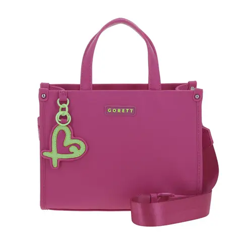 Bolsa de Mano para Dama Gorétt by Chenson Rosa con Cierre y Bolsillos 1