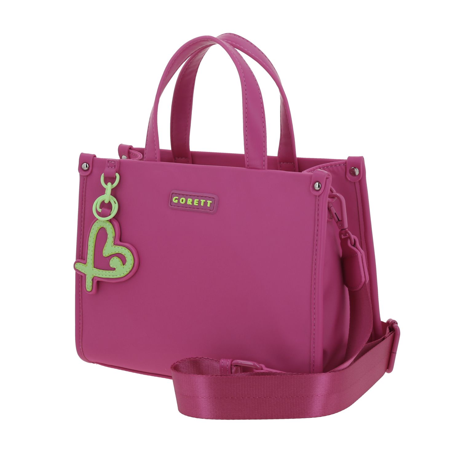Bolsa de Mano para Dama Gorétt by Chenson Rosa con Cierre y Bolsillos 2