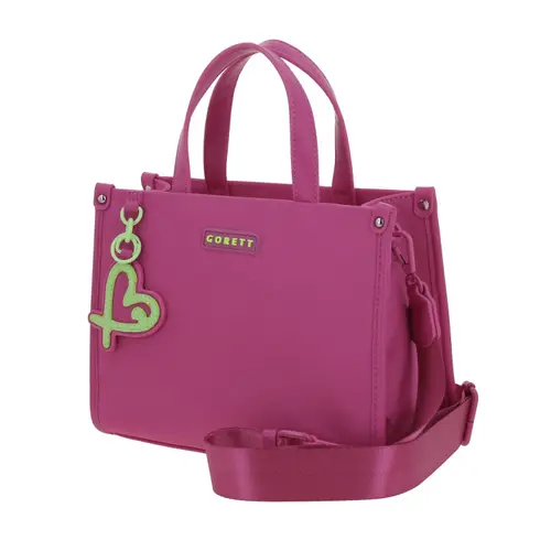 Bolsa de Mano para Dama Gorétt by Chenson Rosa con Cierre y Bolsillos 2
