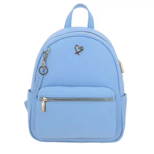 Mochila casual para dama Gorétt by Chenson azul con diseño funcional 1