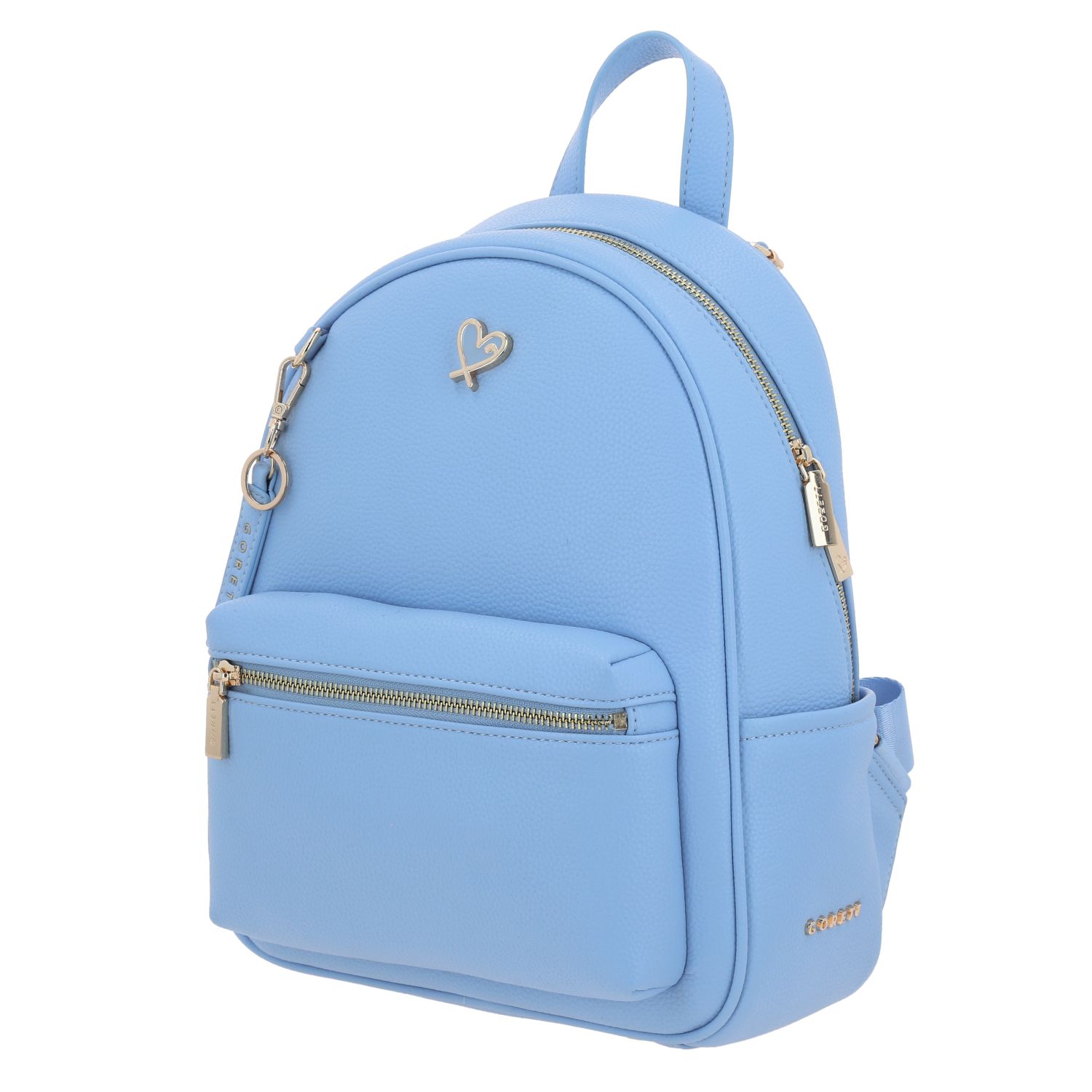 Mochila casual para dama Gorétt by Chenson azul con diseño funcional 2