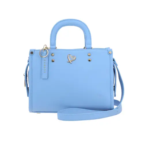 Bolsa de Mano para Dama Gorétt by Chenson Azul con Triple Compartimento 1