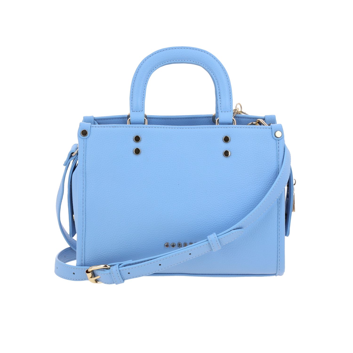 Bolsa de Mano para Dama Gorétt by Chenson Azul con Triple Compartimento 4