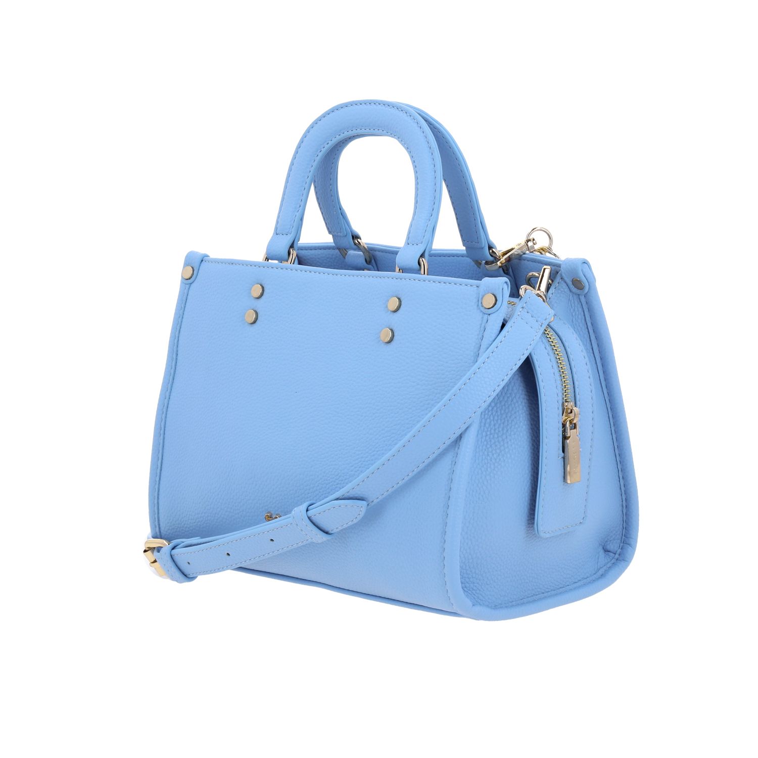 Bolsa de Mano para Dama Gorétt by Chenson Azul con Triple Compartimento 5