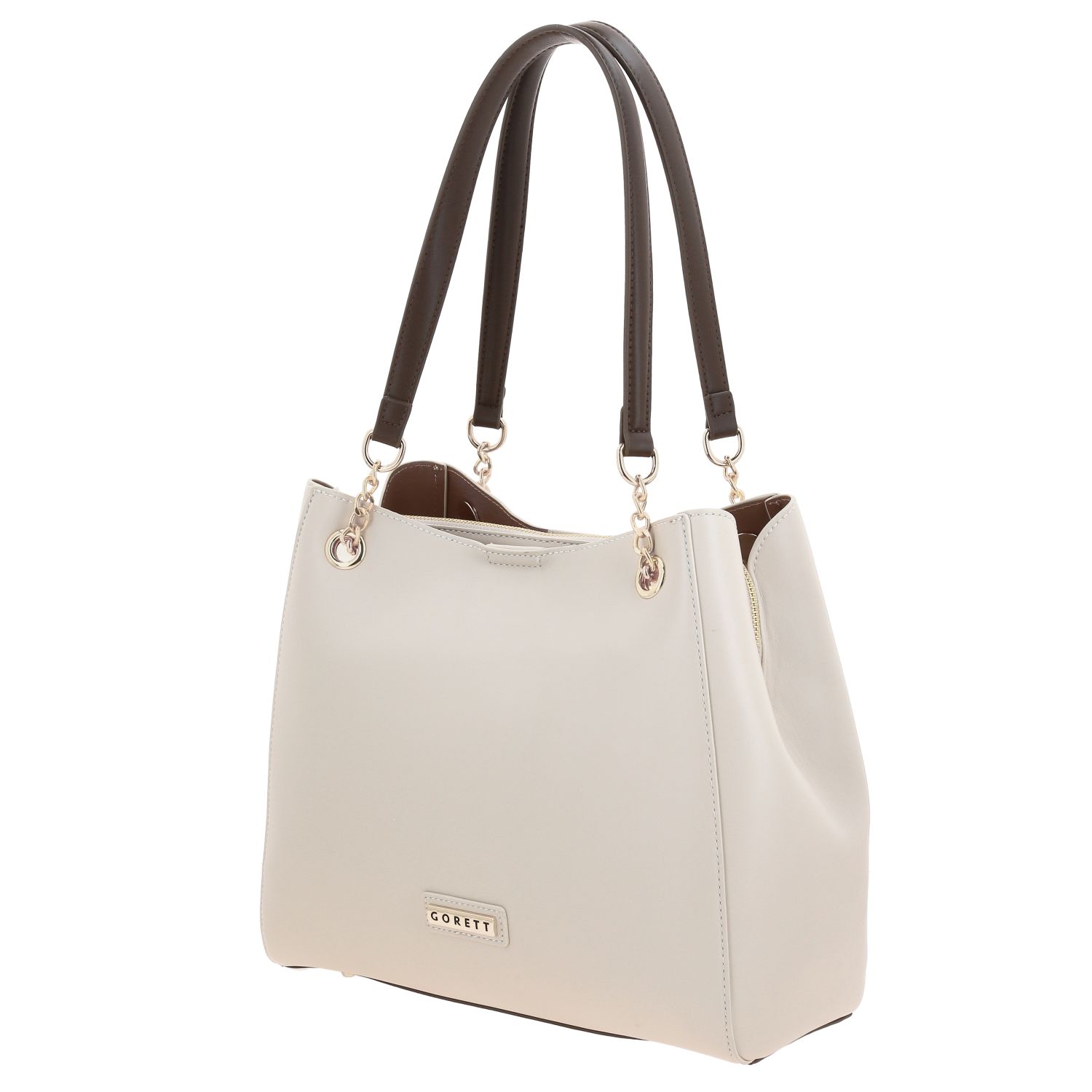 Bolsa Grande Gorétt Beige para Dama - Tote Casual Trabajo 2