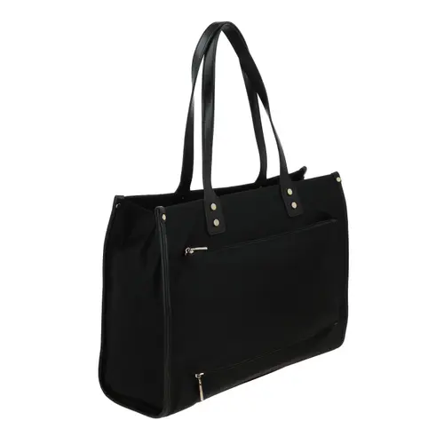 Bolsa grande para dama Gorétt by Chenson color negro con cierre 3