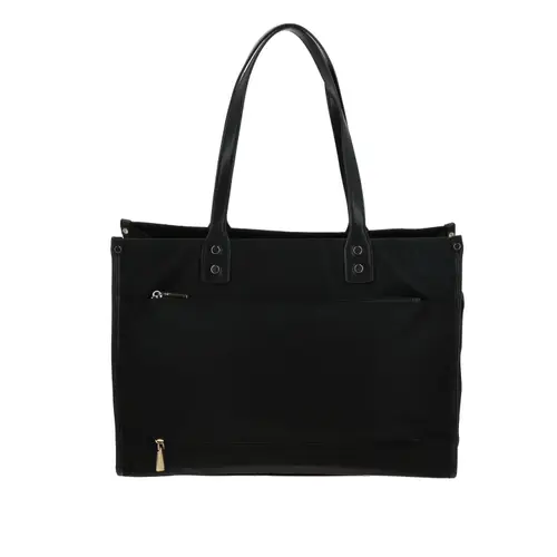 Bolsa grande para dama Gorétt by Chenson color negro con cierre 4