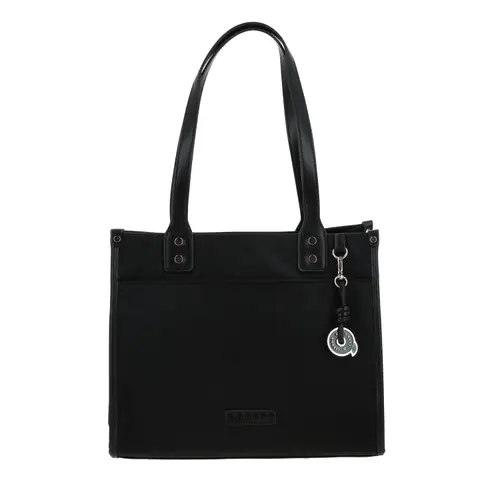 Bolsa grande para dama Gorétt by Chenson negra con estilo y funcionalidad 1