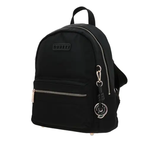 Mochila casual para dama Gorétt by Chenson color negro con amplio compartimento 2