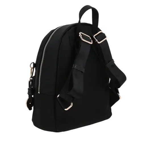 Mochila casual para dama Gorétt by Chenson color negro con amplio compartimento 3