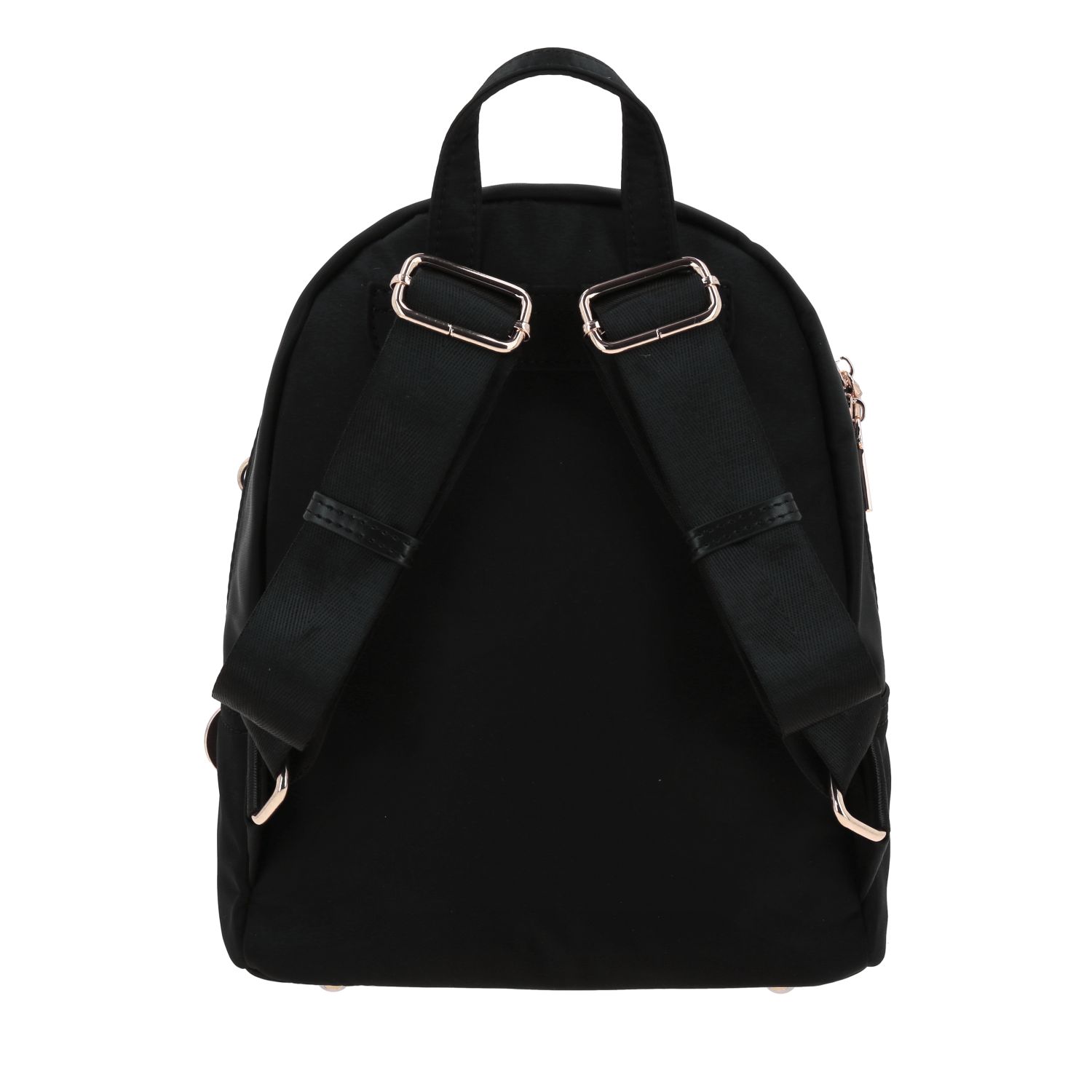 Mochila casual para dama Gorétt by Chenson color negro con amplio compartimento 4