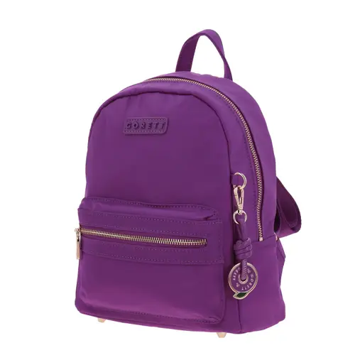 Mochila casual para dama Gorétt by Chenson fucsia con estilo y funcionalidad 2