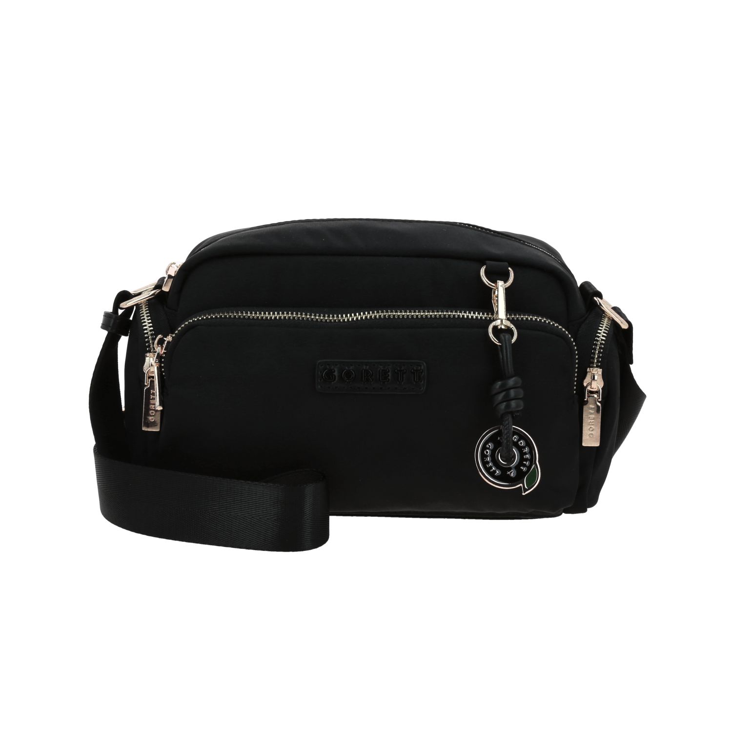 Bolsa de Lado Gorétt by Chenson Negra con Amplio Compartimento