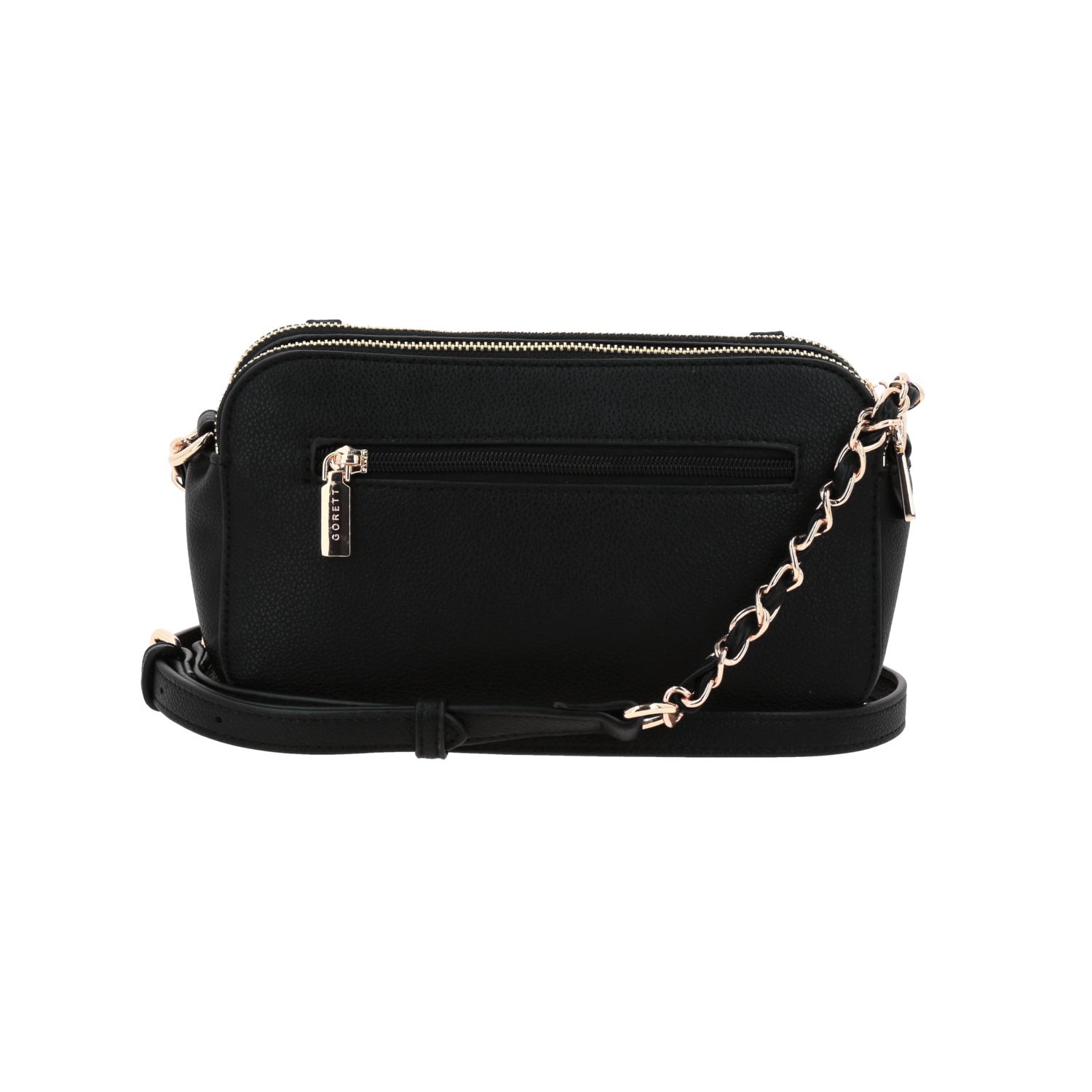 Bolsa de Lado Gorétt by Chenson Negra con Asa Ajustable y Estilo Moderno 4