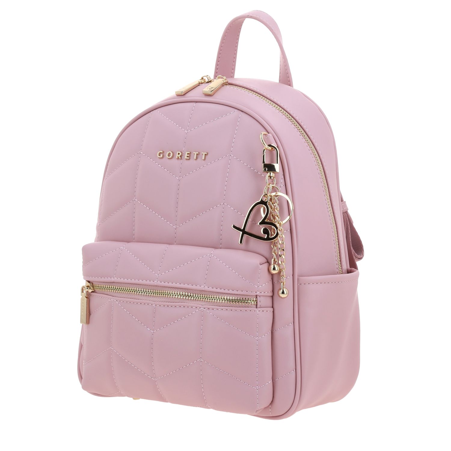 Mochila para dama Gorétt by Chenson rosa con amplio compartimento 2