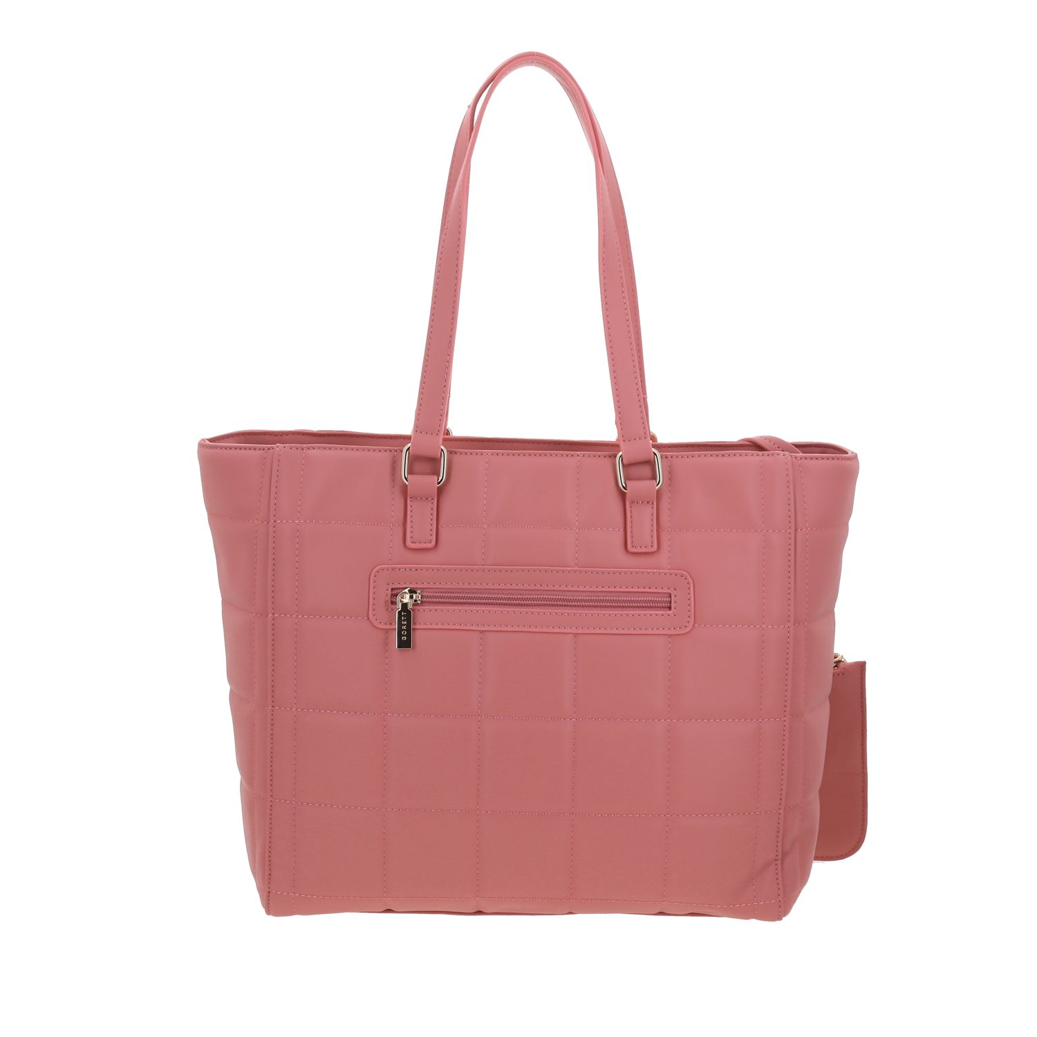 Bolsa grande para dama Gorétt by Chenson rosa con compartimentos prácticos 4